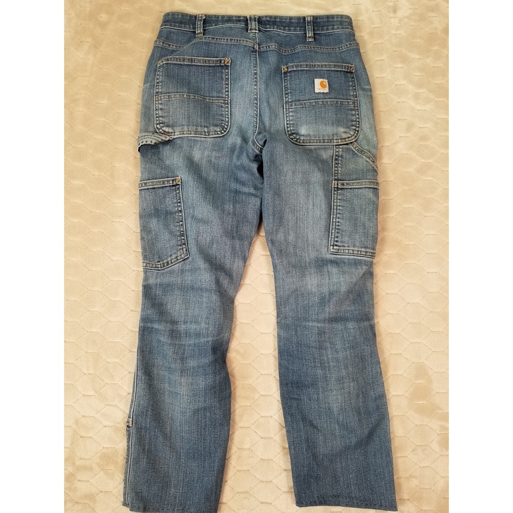 Carhartt Women's 30x26* Rugged Flex Straight Fit Double Front Jeans - Tag 6 Tall - Picture 11 of 14